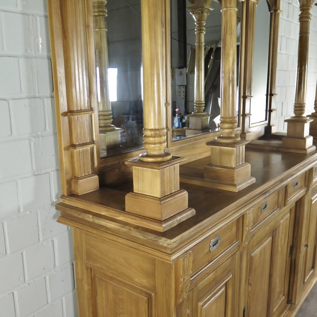 Englische Bar Theke Teakholz 2,00 m