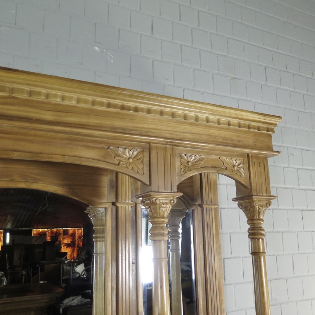 Englische Bar Theke Teakholz 2,00 m