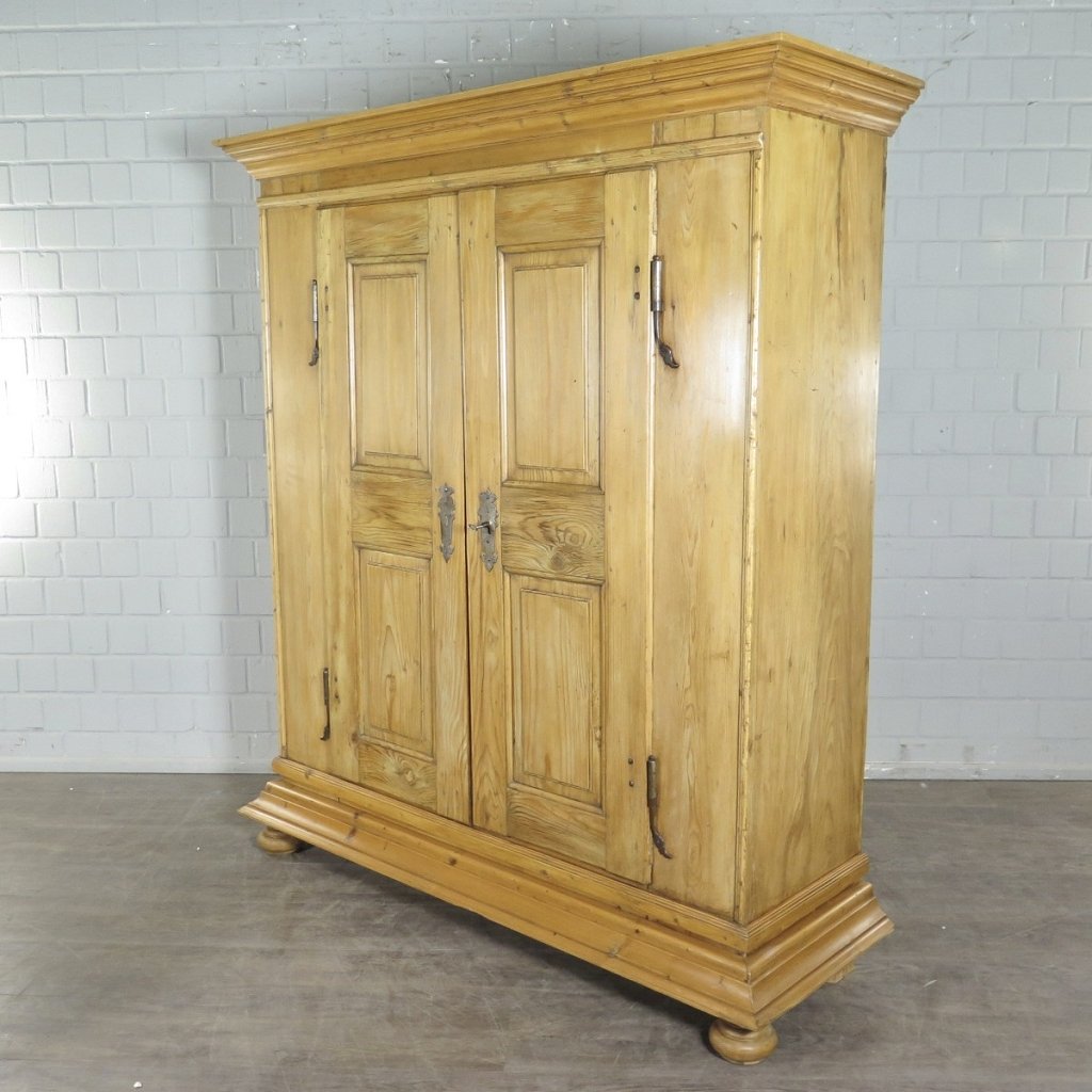 Kleiderschrank Schrank Biedermeier 1800 Kiefer
