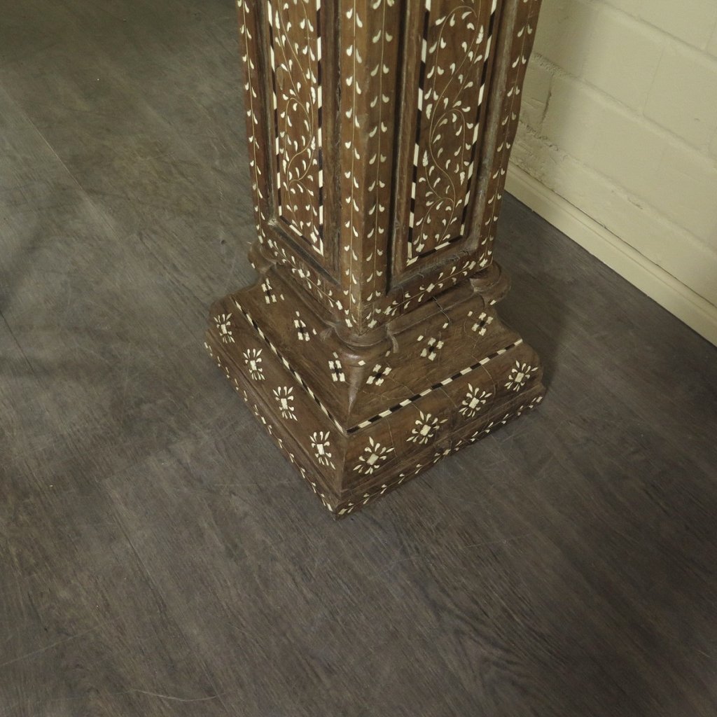 Säulen Säule Pfeiler 1910 Teakholz Set