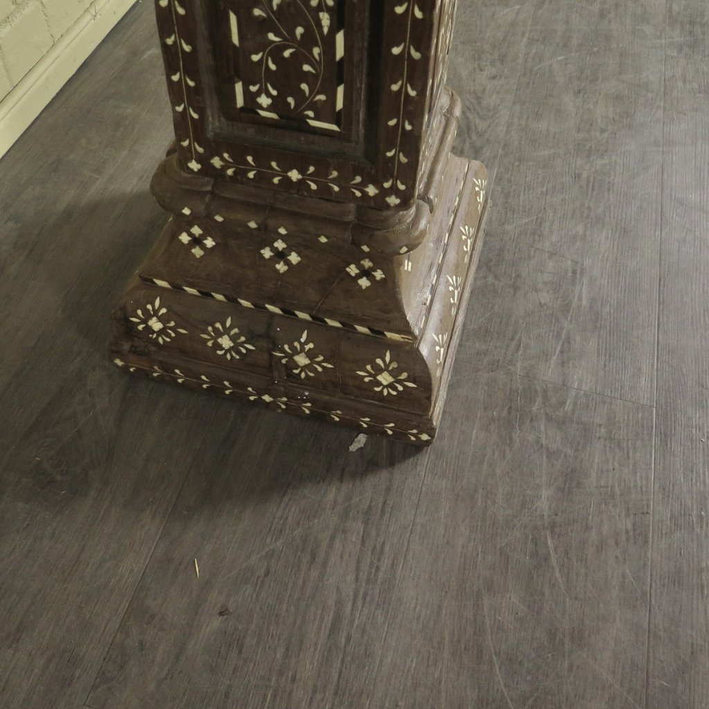 Säulen Säule Pfeiler 1910 Teakholz Set