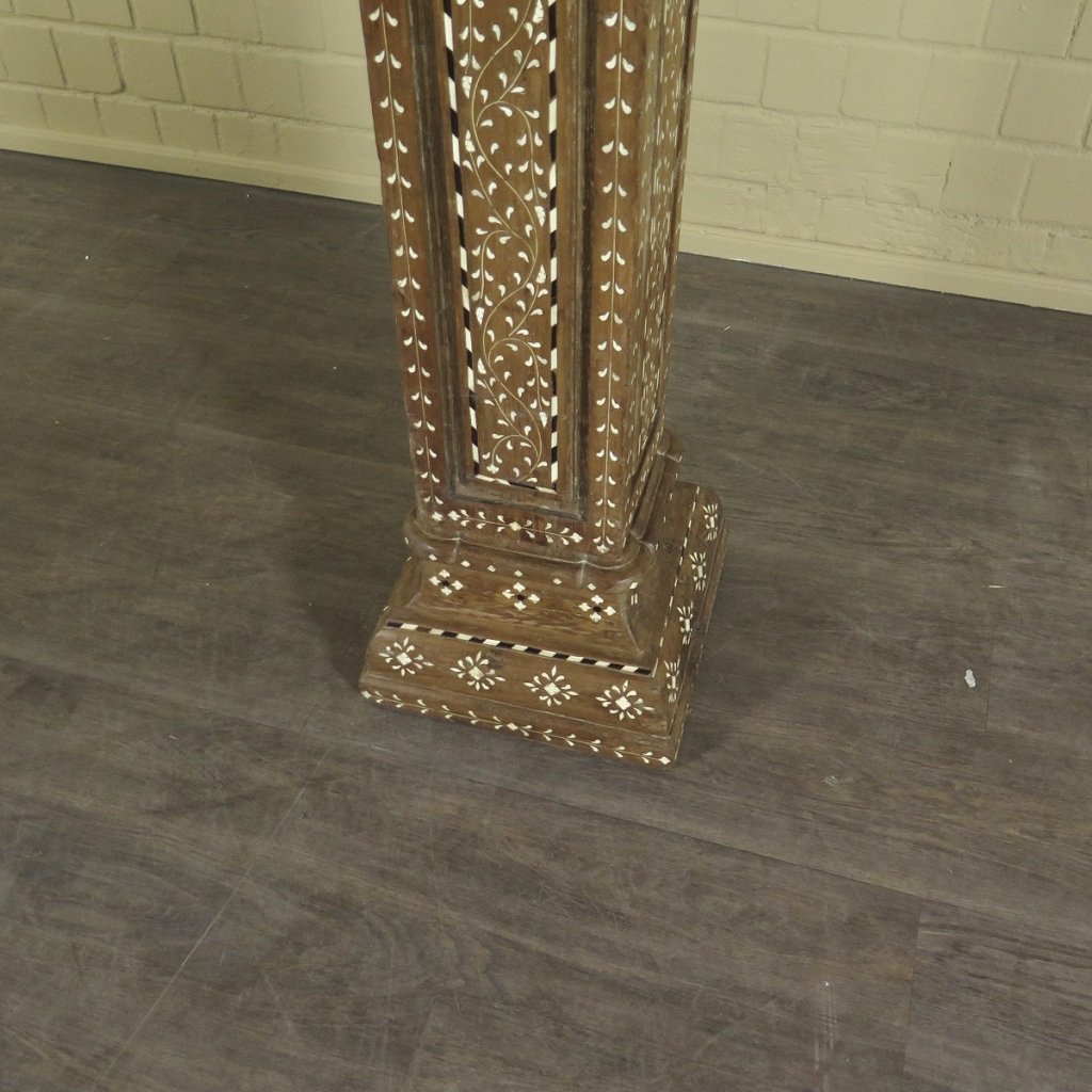Säulen Säule Pfeiler 1910 Teakholz Set