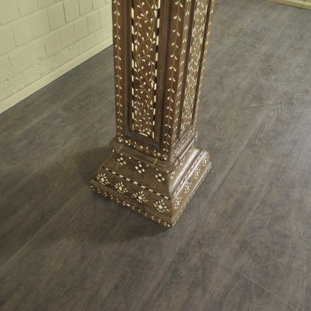 Säulen Säule Pfeiler 1910 Teakholz Set