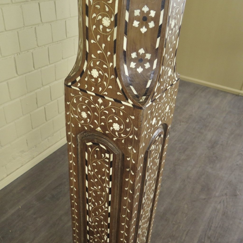 Säulen Säule Pfeiler 1910 Teakholz Set