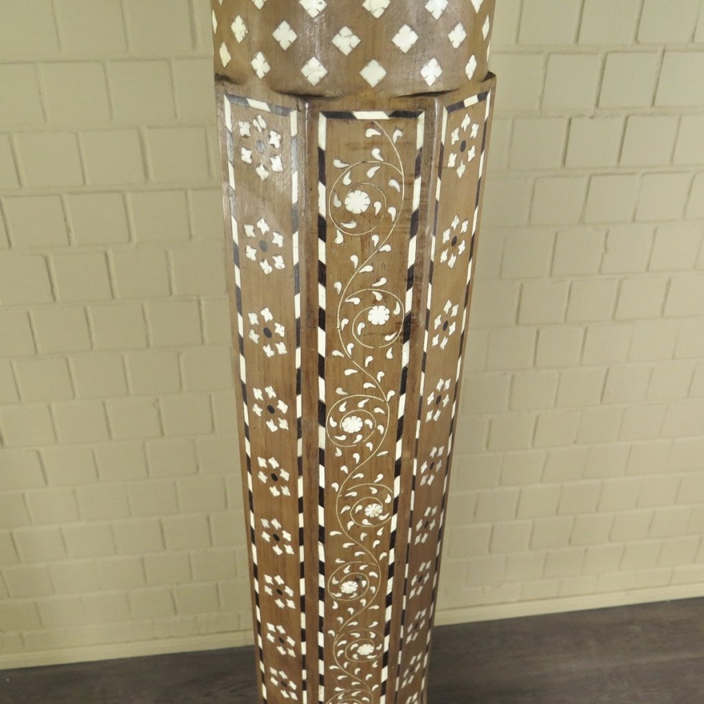 Säulen Säule Pfeiler 1910 Teakholz Set