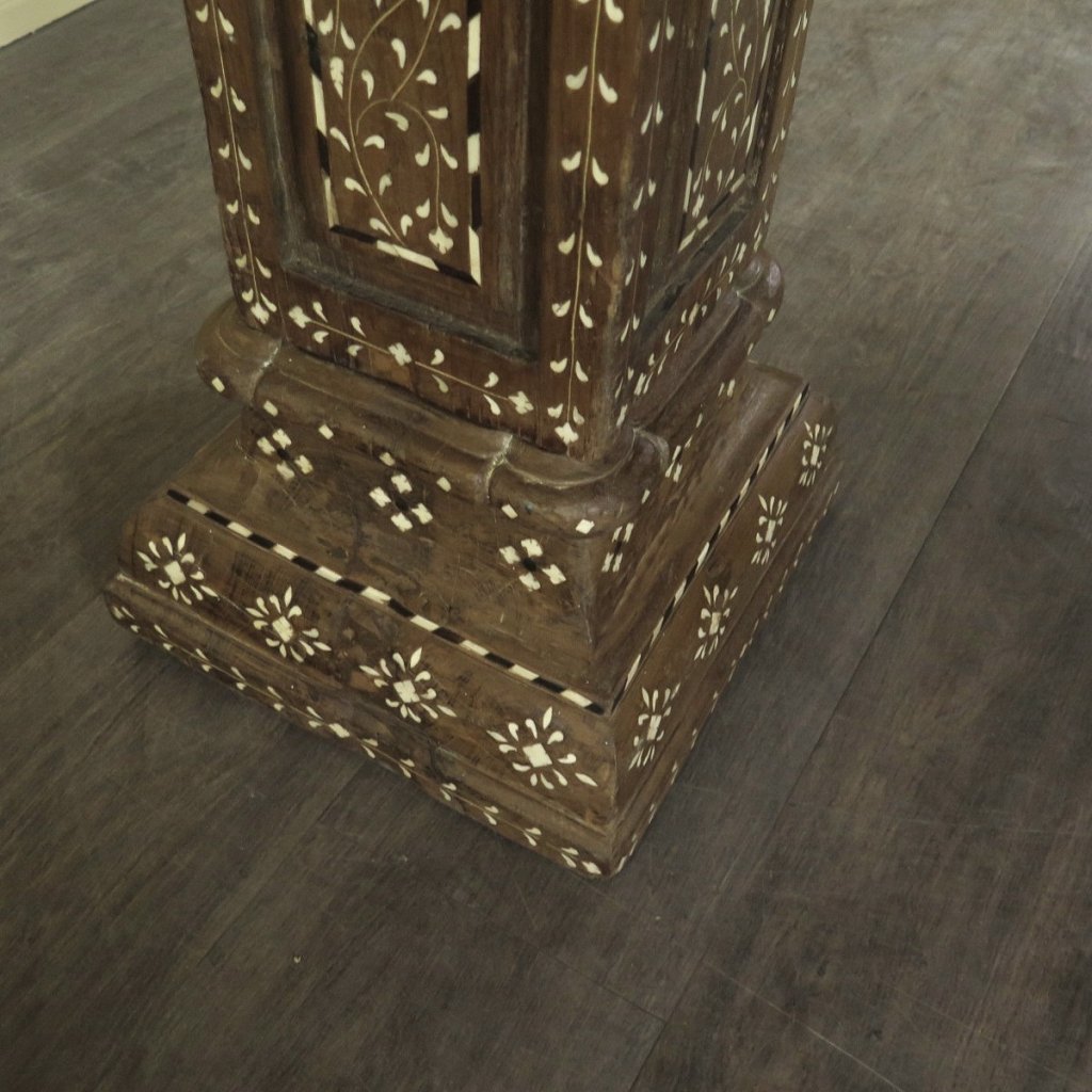Säulen Säule Pfeiler 1910 Teakholz Set