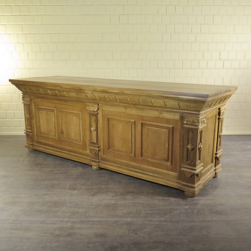 Theke Tresen Bella Elegance 2,60 m Teakholz