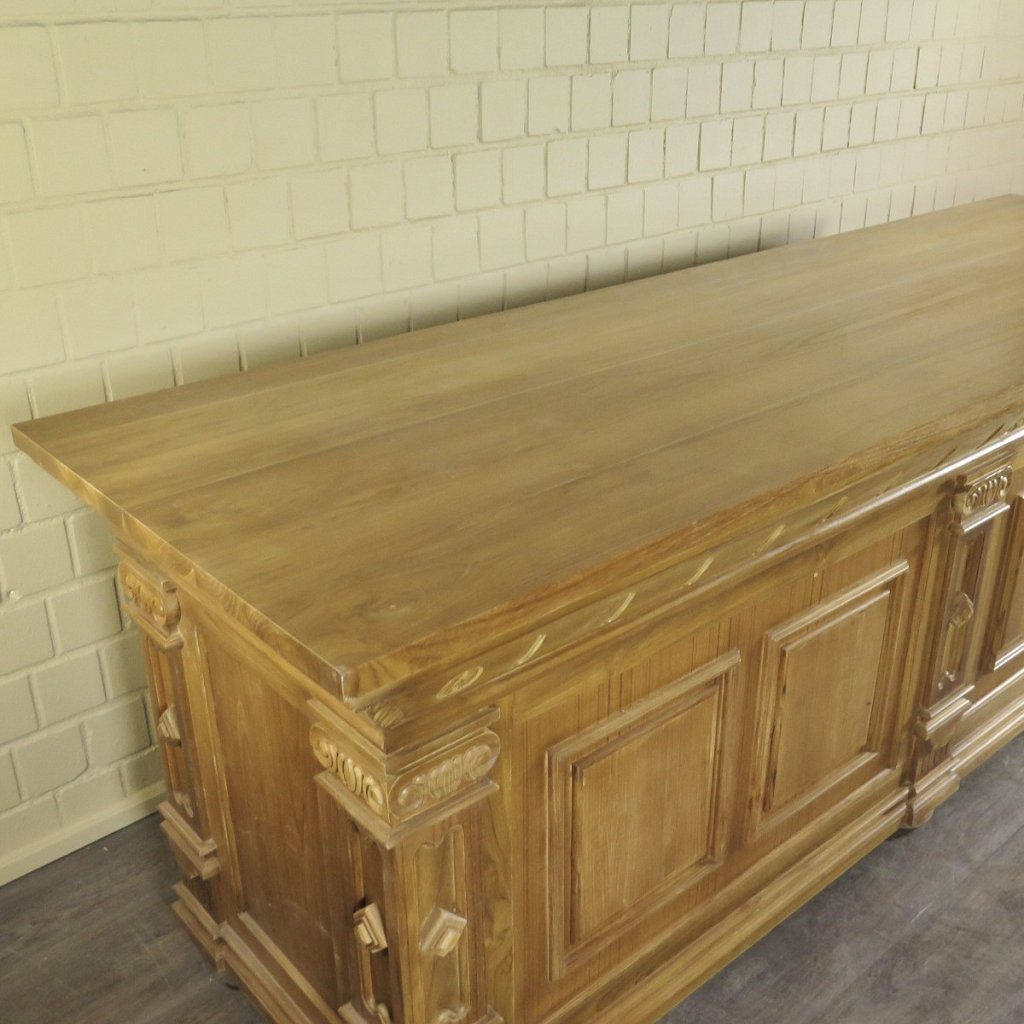 Theke Tresen Bella Elegance 2,60 m Teakholz