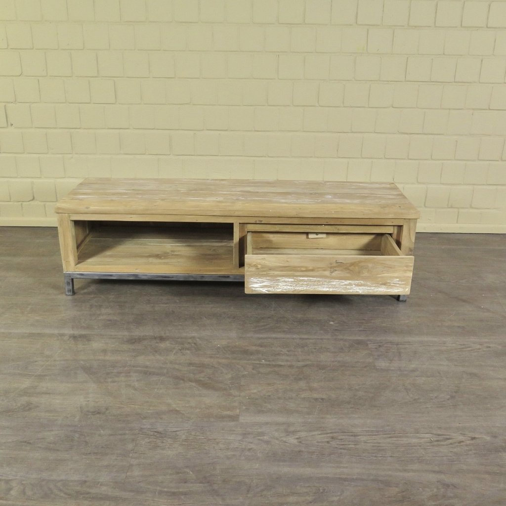 TV-Möbel Lowboard Teakholz 1,40 m