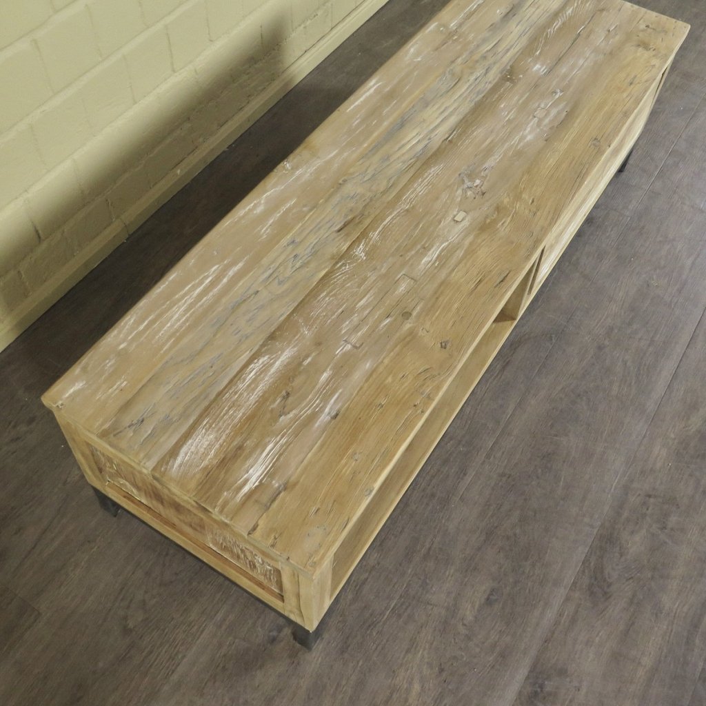 TV-Möbel Lowboard Teakholz 1,40 m