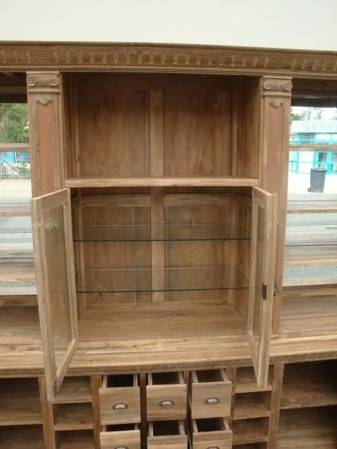 Regal Schrank Bella Luxus Teakholz 3,60 m