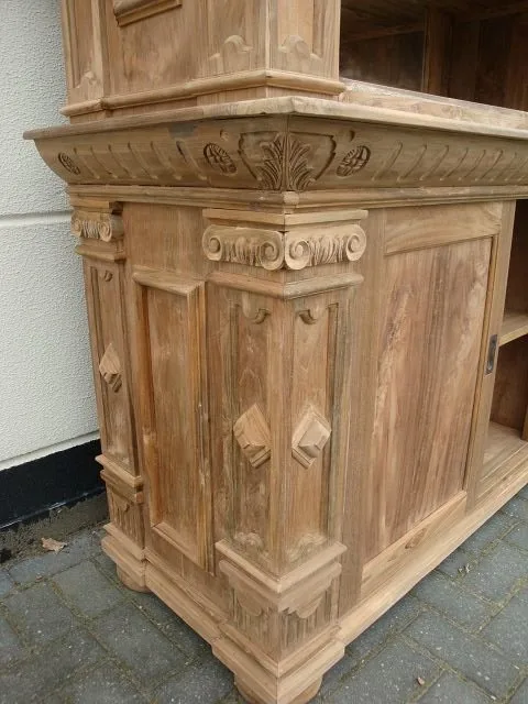 Regal Schrank Bella Luxus Teakholz 3,60 m